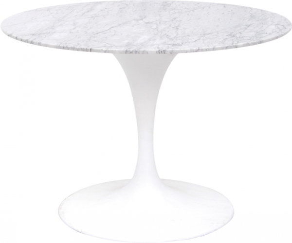 TC80 35" Italy Carrara white marble table