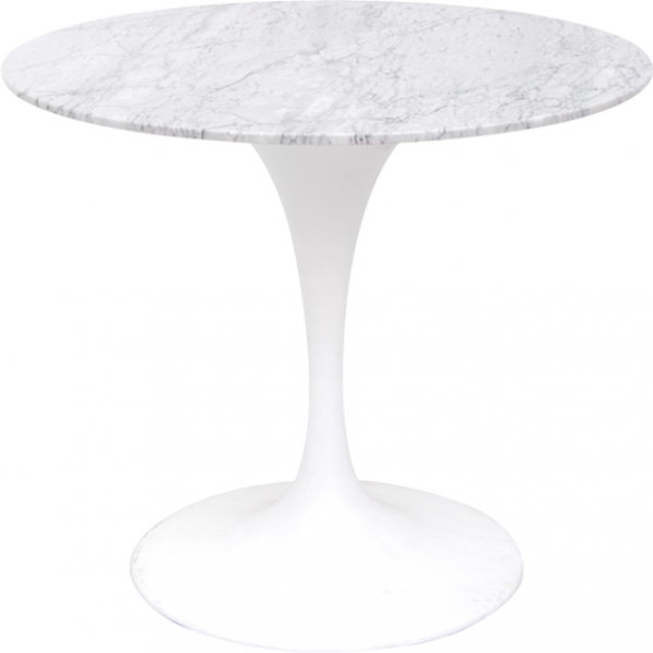 TC80 35" Italy Carrara white marble table